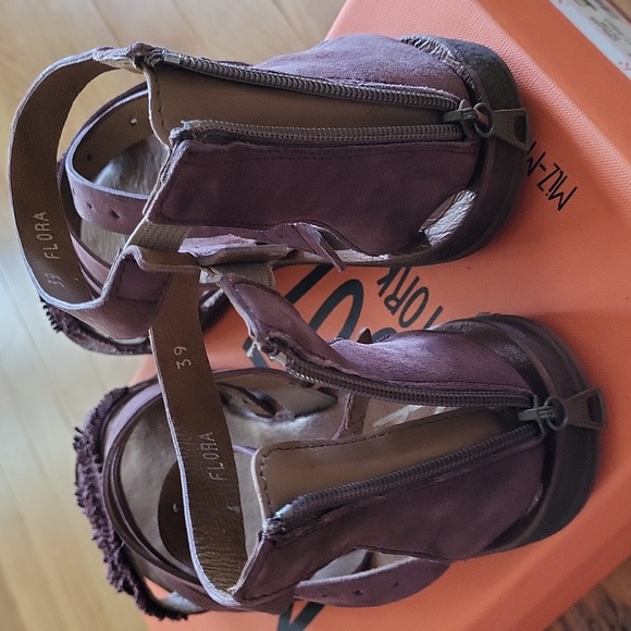 Miz Mooz Flora Gladiator Sandal - Plum - 39EU / 8.5-9 US - Picture 3 of 7